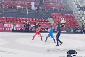 Tuyển thủ trẻ MMA Việt Nam thi đấu tại giải lần này. Ảnh: TỐNG HÒA