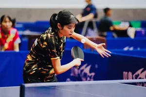 VĐV trẻ của bóng bàn Việt Nam đã được giải đấu có ý nghĩa tại Đồng Nai. Ảnh: VTF