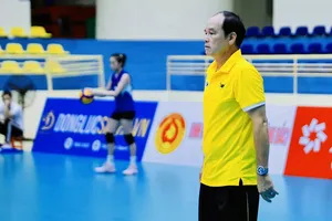 HLV Thái Quang Lai kết thúc làm việc với đội VTV Bình Điền Long An. Ảnh: DŨNG PHƯƠNG