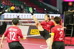 Đại diện cầu mây được đề cử nhận danh hiệu Công dân Thủ đô ưu tú năm 2025. Ảnh: SEPAK TAKRAW INDIA