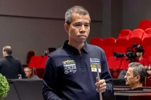 Trần Quyết Chiến đã giành được suất tham dự giải vô địch carom 3 băng thế giới 2025. Ảnh: UMB