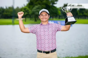 Nguyễn Tuấn Anh có danh hiệu cá nhân tại giải golf Bangkok Open 2025. Ảnh: GOLFTOUROFTHAILAND