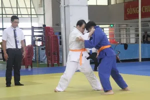 Môn judo khiếm thị được sự quan tâm của nhiều VĐV thể thao người khuyết tật. Ảnh: VH-TTTPHCM
