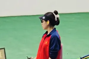 Trịnh Thu Vinh đứng hạng 7 tại giải đấu ở Trung Quốc. Ảnh: MINH MINH