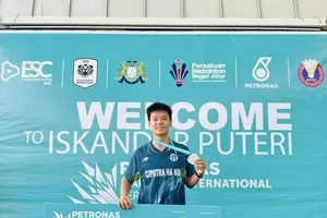 Tay vợt Bùi Bích Phương có ngôi á quân đơn nữ giải đấu tại Malaysia. Ảnh: B.PHƯƠNG