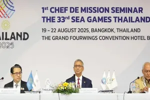 Hội nghị trưởng đoàn lần thứ nhất SEA Games 33-2025 đã tổ chức tại Thái Lan vừa qua. Ảnh: THAILANDOLYMPIC