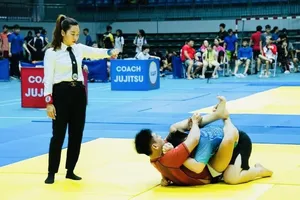 VĐV jujitsu Việt Nam sẽ thi đấu giải vô địch quốc gia 2025 ở Nghệ An. Ảnh: GAPPLINGVN