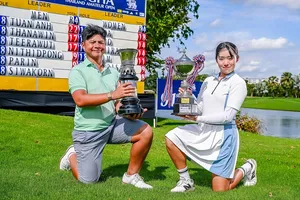 Nguyễn Tuấn Anh giành ngôi vô địch tại giải Thailand Amateur Open 2025. Ảnh: TGA