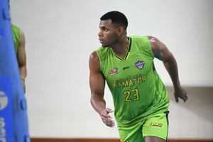 Ngoại binh Yaisel Punales của đội nam Ninh Bình tại giai đoạn 2 giải vô địch quốc gia 2025. Ảnh: YAISEL 