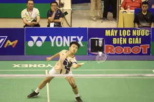 Nguyễn Hải Đăng vào bán kết đơn nam giải cây vợt xuất sắc quốc gia 2025 đang tổ chức ở Gia Lai. Ảnh: DŨNG PHƯƠNG