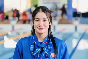 Tuyển thủ Võ Thị Mỹ Tiên giành kết quả huy chương quan trọng khi lần đầu thi đấu vô địch châu Á. Ảnh: MT