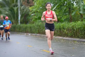 Chân chạy Hoàng Lê Quỳnh Như sẽ tham dự Đại hội thể thao trẻ châu Á 2025. Ảnh: TP.M