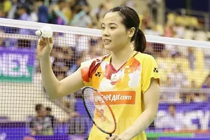 Nguyễn Thùy Linh tham dự giải tại Indonesia sau khi bình phục chấn thương. Ảnh: DŨNG PHƯƠNG