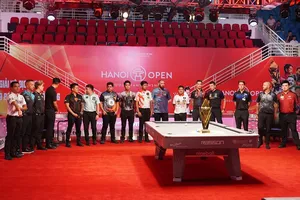 Các cơ thủ đã vào vòng 16 người xuất sắc nhất giải năm nay, trong đó có Đinh Chấn Kiệt. Ảnh: XUÂN HOÀNG