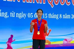 Tuyển thủ Dương Thị Thảo sẽ tập huấn Trung Quốc để chuẩn bị cho SEA Games 33-2025. Ảnh: MINH CHIẾN