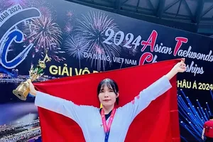 Đương kim vô địch châu Á, võ sĩ Bạc Thị Khiêm sẽ cùng đội tuyển taekwondo Việt Nam thi đấu giải vô địch thế giới 2025. Ảnh: MINH MINH
