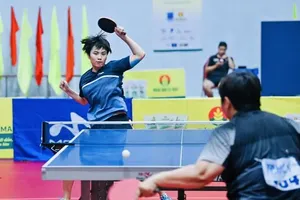 Nguyễn Khoa Diệu Khánh lọt vào bán kết giải cây vợt xuất sắc quốc gia 2025 và triển vọng giành kết quả cao nhất. Ảnh: DUY LINH