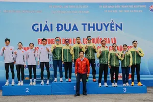 VĐV canoeing TPHCM đã thi đấu đạt kết quả tốt tại Cúp các đội mạnh quốc gia 2025. Ảnh: VCRSF
