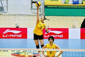 Kim Thanh đã có phong độ tốt nên được trở lại đội tuyển bóng chuyền nữ Việt Nam. Ảnh: DŨNG PHƯƠNG