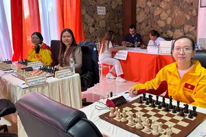 Kỳ thủ Việt Nam đã tranh tài tại giải vô địch Đông Nam Á 2025. Ảnh: VNCHESS