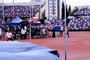 VĐV Mai Ngọc Ánh từng giành HCV tại giải vô địch trẻ Đông Nam Á 2024 ở nội dung nhảy cao nữ. Ảnh: AAA