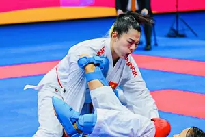 Tuyển thủ Nguyễn Thị Ngoan vắng mặt tại SEA Games 33-2025 vì chấn thương. Ảnh: AKF