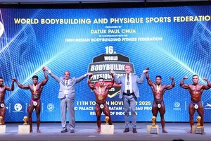 Lực sĩ Phạm Văn Mách giành HCV tại giải vô địch thế giới 2025. Ảnh: VĂN MÁCH