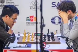Lê Quang Liêm sẽ tiếp tục thi đấu lượt tie-breaks trong ngày 16-11 tại vòng 5. Ảnh: FIDE