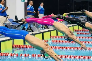 Các VĐV đã thi đấu tại giải lặn vô địch Đông Nam Á 2025. Ảnh: TYR