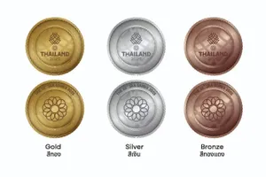 Các tấm huy chương sẽ được trao tại SEA Games 33-2025. Ảnh: SAT