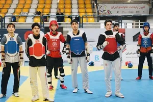 Đội tuyển taekwondo đối kháng nam Việt Nam đã thực hiện đợt tập huấn ở Iran thời gian qua. Ảnh: LÊ HUỲNH