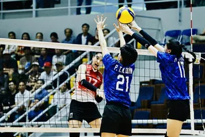 Nhà thi đấu Đông Anh (Hà Nội) từng là địa điểm tổ chức vòng 1 giải vô địch quốc gia 2025. Ảnh: DŨNG PHƯƠNG