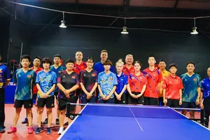Tuyển bóng bàn Việt Nam được giữ tinh thần ổn định để tập trung chuẩn bị cho SEA Games 33-2025. Ảnh: MINH DÂN