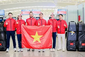 Đội tuyển golf Việt Nam sang Thái Lan chuẩn bị cho SEA Games 33-2025. Ảnh: VGA