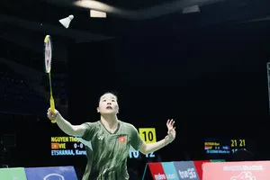 Nguyễn Thùy Linh đã có chiến thắng nhưng chưa đủ giúp đội cầu lông Việt Nam vượt qua đội Malaysia. Ảnh: DŨNG PHƯƠNG