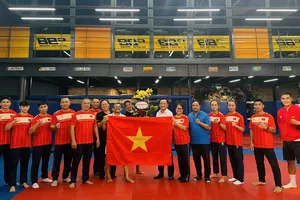 Đội tuyển võ thuật tổng hợp Việt Nam sẵn sàng tham dự SEA Games 33-2025 với mục tiêu giành huy chương cao nhất. Ảnh: MINH MINH