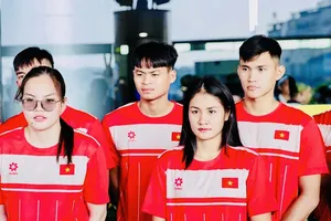 Kình ngư Võ Thị Mỹ Tiên và các đồng đội sẽ thi đấu những nội dung đầu tiên trong ngày 10-12. Ảnh: VASA