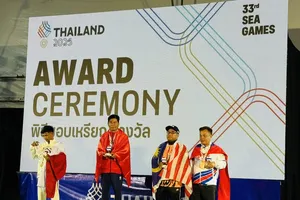 Bi thủ Nguyễn Văn Dũng đã giành HCV đầu tiên cho bi sắt Việt Nam ở SEA Games 33-2025. Ảnh: ĐOÀN TUẤN