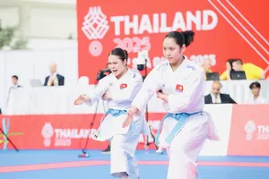 Đội tuyển karate Việt Nam sẽ có cơ hội giành thêm HCV cho Đoàn thể thao Việt Nam. Ảnh: DŨNG PHƯƠNG