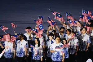 Đoàn thể thao Malaysia tại SEA Games 33-2025. Ảnh: DŨNG PHƯƠNG