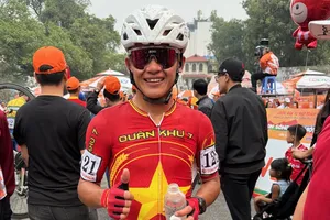 Cua-rơ Phạm Lê Xuân Lộc sẽ tham dự giải đấu và là người được khán giả chú ý sau khi có thành tích tại SEA Games 33-2025. Ảnh: MINH CHIẾN