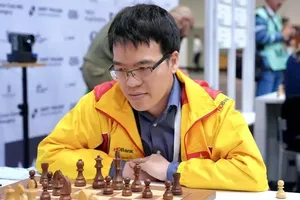 Đại kiện tướng Lê Quang Liêm của cờ vua Việt Nam. Ảnh: FIDE