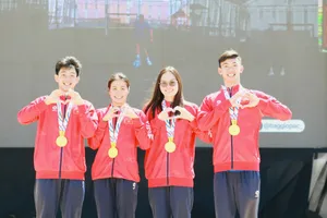 VĐV xuất sắc được Bằng khen của Bộ VH-TT-DL. Ảnh: DŨNG PHƯƠNG