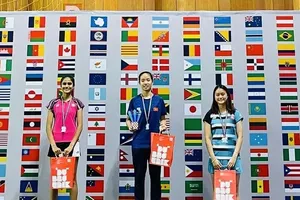 Anh Thư(giữa) đang tập trung thi đấu ở châu Âu để lấy lại cảm giác chuyên môn tốt nhất tại những sự khởi đầu năm 2026. Ảnh: A.THƯ