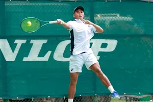 Tay vợt Vũ Hà Minh Đức sẽ thi đấu giải ATP Challenger 50 ở Phan Thiết (Lâm Đồng). Ảnh: VTF