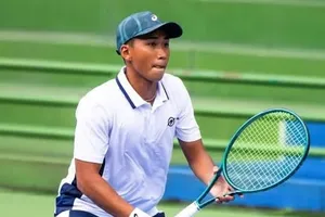 Tay vợt Vũ Hà Minh Đức tiếp tục tham dự giải đấu ATP Challenger 50. Ảnh: VTF