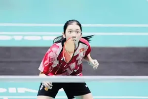 Nguyễn Thị Thu Huyền đang là VĐV cầu lông trẻ triển vọng nhất của Việt Nam. Ảnh: VBF
