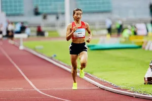 Nguyễn Thị Oanh không có kết quả tốt nhất tại giải điền kinh trong nhà châu Á 2026 mới đây. Ảnh: DŨNG PHƯƠNG