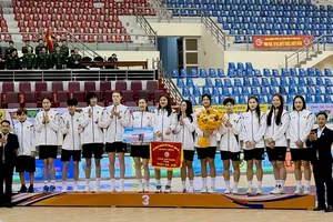 Đội VTV Bình Điền Long An từng giành vị trí hạng 3 tại Cúp Hoa Lư-Bình Điền năm 2025. Ảnh: MINH CHIẾN