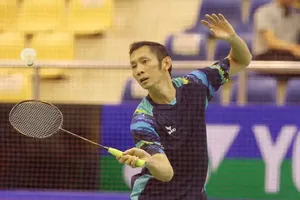 Tay vợt Nguyễn Tiến Minh sẽ sang Singapore thi đấu vào ngày mùng 8 Tết. Ảnh: DŨNG PHƯƠNG
